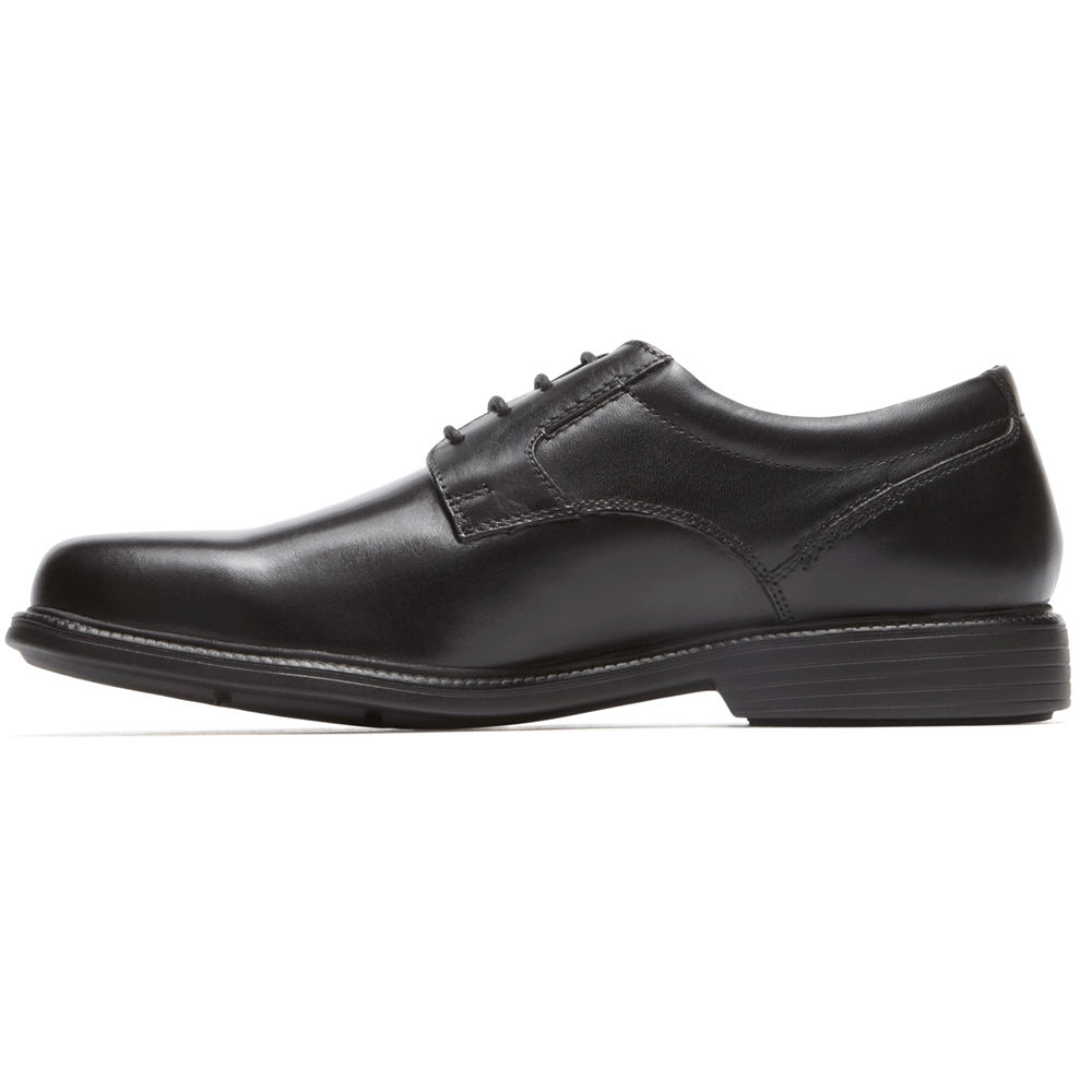 ロック ポート ビジネス シューズ メンズ 黒 - Charles Road Plain Toe - OUM970184